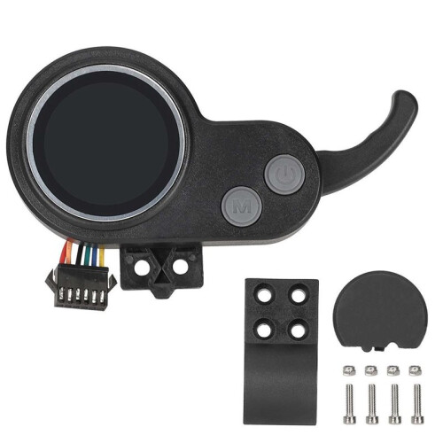 E-Scooter LCD Display 36V/48V/52V/60V Digital Display 6-Pin Connector LCD Speedometer for JP Controllers