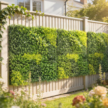 Outsunny Artificial Grass Wall Panel, Greenery Wall, 100x100 cm, Green