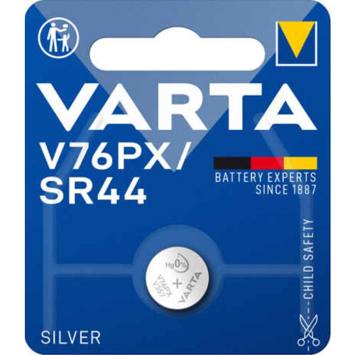Pile bouton VARTA Silver Coin V76PX / SR44