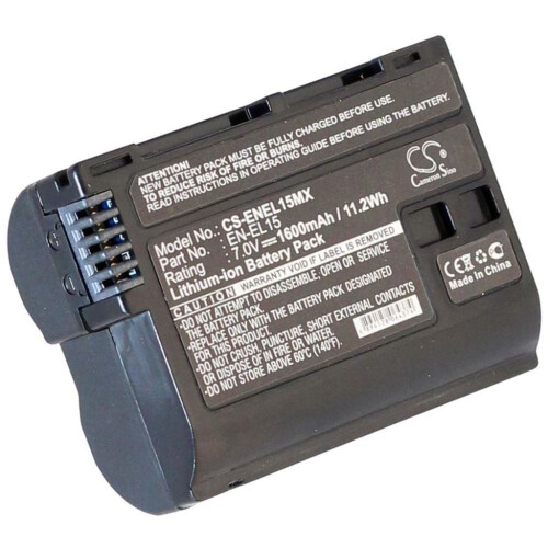 Batterie pour batterie de remplacement EN-EL15