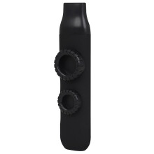 2Sets Schwarze Kazoo Musikinstrumente Aus ABS Für Gitarre Und Ukulele