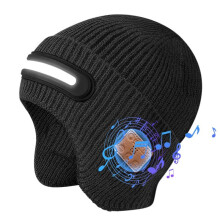 Hat Luminous Hat LED Beanie Torch Hat Outdoor Running Cycling LED Lighting Beanie Light- Knitted Hat