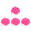4Pièces Freins Roller Rose En Caoutchouc Durable Pour Enfants 4