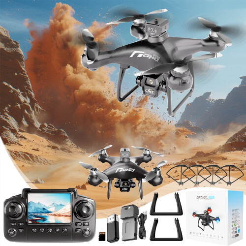 Drone RC com câmera 1080P, motor brushless e função de manutenção de altitude. 2