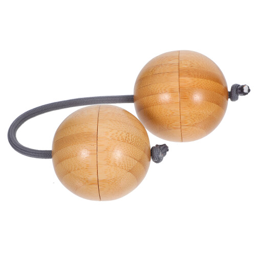 2Pièces Asalato Percussion, Shaker Main Bambou Durable Pour