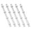 15Pièces Flexible Métal Argenté 4 Trous Pour Documents École 2