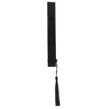 Éventail Pliant Noir En Bambou Pour Soirées Et Spectacles