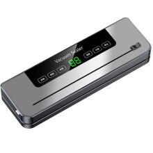 Vacuum Sealer Automatic Food Preserver Built-in Cutter Wet and Dry Mode Food Preservation Home Kitchen EU Plug