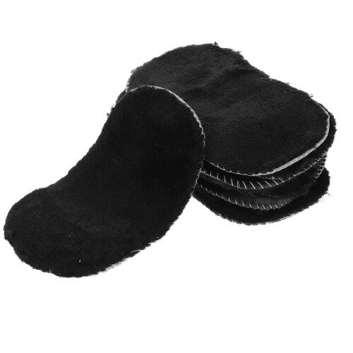 40Pièces De Cuir Noir Avec Chiffons Et Brosses Douces 2