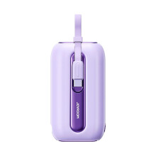 Joyroom Colourful Series Powerbank da 22,5 W, 10000 mAh + cavi 2 in 1 - Viola