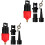 2Sets Luftventil Adapter Fahrrad Pump Connector Vielseitig Bunt 3