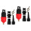 2Sets Luftventil Adapter Fahrrad Pump Connector Vielseitig Bunt 4