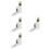 4Pièces Règle Hauteur Adulte ABS 1 Cm 6