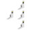 4Pièces Règle Hauteur Adulte ABS 1 Cm 10