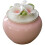 Rosa Keramik-Teedose, 11 cm, luftdicht 3