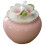 Rosa Keramik-Teedose, 11 cm, luftdicht 4