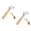 2Pièces Rouleau À Joint Papier Peint Bois Pom Marron Durable 3