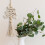 Boho Macrame Car Hanging Ornament Beige 25cm 4