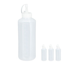 4x 1000 ml puristettavaa pulloa