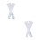 2Pairs White Breathable Compression Socks Veins Thigh Support 4