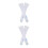2Pairs White Breathable Compression Socks Veins Thigh Support 10