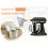Silicone Funnel Large Capacity Collapsible Dishwasher Safe 1Pcs 7