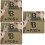 6Stk Blutgruppen-Patch B Camouflage Grün 9