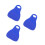 3Pcs Lightweight Foldable Blue Plastic Sleds for Snow, Grass, and Sand 4