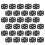 60Pcs Black Plastic Shoe Lace Hooks Strong and Lightweight Fasteners 2