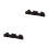 2Pcs Coffee Wooden Desktop Flute Storage Display Stands 6