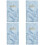 4Stk Office Planer 2024 Himmelblau Notizbuch Organizer 7
