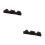 2Pcs Coffee Wooden Desktop Flute Storage Display Stands 9