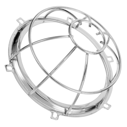 2Pcs Silver Metal Fire Sprinkler Protector Durable Cover 2