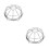 2Pcs Silver Metal Fire Sprinkler Protector Durable Cover 9