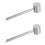 2Pcs Stainless Steel Beef and Poultry Meat Hammer Kitchen Tool 5