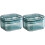 2Pcs Compact Blue Braces Storage Case Portable Retainer Organizer 4
