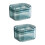2Pcs Compact Blue Braces Storage Case Portable Retainer Organizer 9