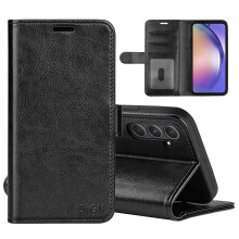 Custodia a portafoglio per Samsung Galaxy A55 - nera