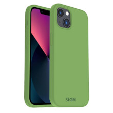 Liquid Silikonhülle für iPhone 14 Plus - Jadegrün