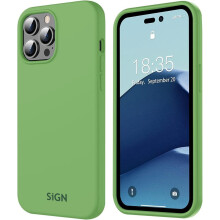 Coque en silicone liquide pour iPhone 14 Pro - Vert Jade