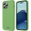 Coque en silicone liquide pour iPhone 14 Pro - Vert Jade 1
