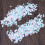 800Pièces Paillettes Blanches Patchs Couture Accessoires Mode 4