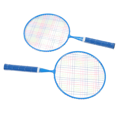 Set di Racket da Badminton per Bambini con Bag, 2 Volantini e Palla, Blu
