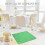 Green Polyester Cloth Napkins Set for Home Dinner and Party Use 5
