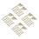 200Pièces Protections D'angle En Bois Beige Pour Projets Créatifs 9