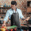 4Pcs Waterproof Black Vinyl Aprons Heavy Duty for Kitchen and Workshop 3