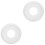2Pcs White PU Pendant Light Ceiling Mount Plates for Home Use 5