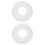 2Pcs White PU Pendant Light Ceiling Mount Plates for Home Use 7