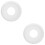 2Pcs White PU Pendant Light Ceiling Mount Plates for Home Use 8