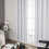 Greyish White Thermal Soundproof Curtains with Silver 4